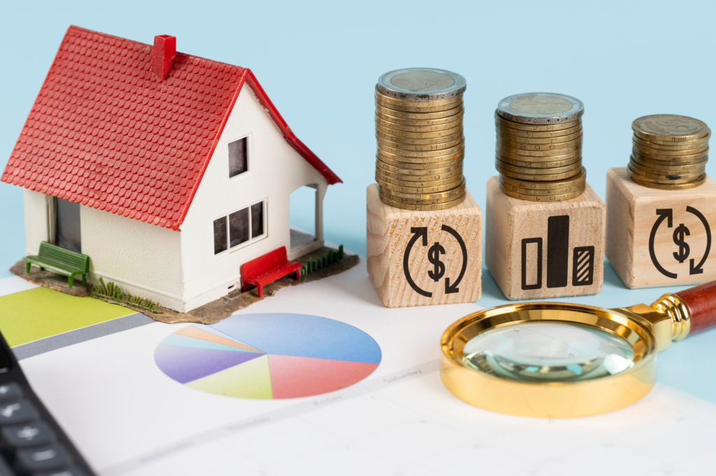 Invertir en terrenos o pool de rentas: comparación de inversión inmobiliaria con casa, monedas y análisis financiero